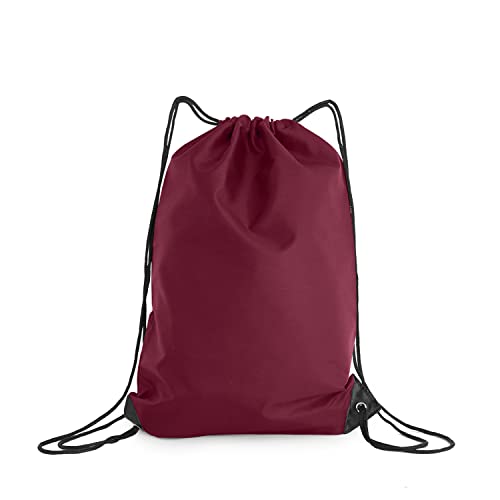 adam & eesa® Unisex Drawstring Gym Bags - Personalised Waterproof Sack with Carry Handles for Mens & Womens - Kids PE Swimming School Bag - Ideal for Beach, Holidays, Shopping, Yoga (7.5L Capacity)
