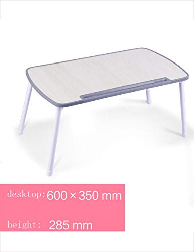 Bureau pliable avec pieds peints et plateau MDF à fente multimédia