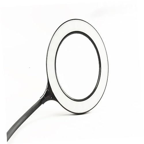 NUOBESTY condujo clip de escritorio lámpara de escritorio llevada USB luz de escritorio flexo escritorio lampara escritorio lámpara de lupa Luz para leer lupa LED Black