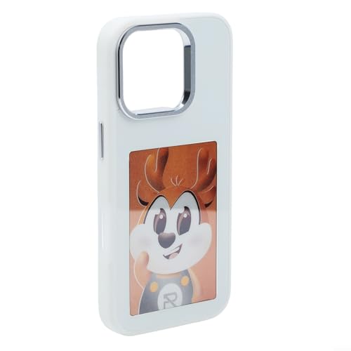 Vitrine NFC pour iPhone 16 Pro blanc : changez de style au quotidien sans consommer d'énergie