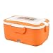 Produktbild Basinnes Elektrische Thermo-Bento-Box, 2 IN 1, Lunchbox Elektrisch 12 V / 220 V Elektrischer Speisenwärmer 1,5L Brotdose Kostwärmer Für Auto Haushalt Camping,Orange