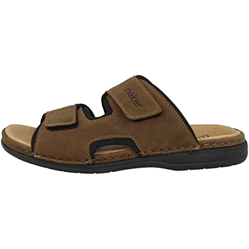 Rieker 25559, Mules Homme, Braun (Marrone/Schwarz / 25), 43 EU