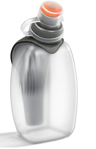 Grillix Borraccia Sportiva per Jogging, Borraccia Portatile a Prova di Perdite, Portatile e Può Essere Spremuto, per Escursioni, Corsa, Ciclismo, Motociclismo