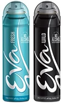 Eva Wild 150 ml + Eva Fresh Deodorant 150 ml (Pack of 2)