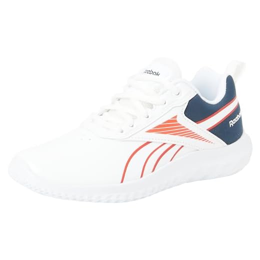 Reebok Rush Runner 5 Syn, Zapatillas, Ftwrwhite Vectornavy Vectorred, 36 EU