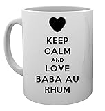 Keep Calm And Love Baba Au Rhum Tasse Tasse Cup Mug Cup