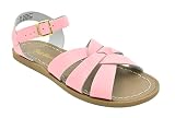Salt Water Original Leather Sandals, Shiny Pink, 9 Big Kid