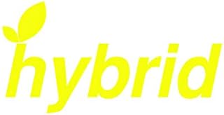 RDW Hybrid Sticker - Decal - Die Cut - go Green Environmental - Yellow 23.60" x 12.00"