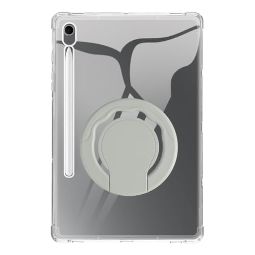 Coque Galaxy Tab S9 11" antichoc transparente avec support rotatif 360