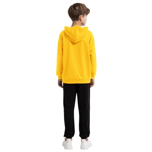 Image of amropi Boy's Tracksuit Pullover Hoodie Jogging Pants Set 2 Pieces Sweatsuit for 2-17 Years