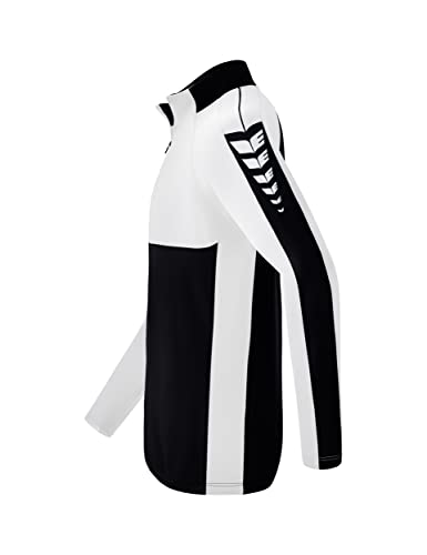 Erima Adult Six Wings Training Top, Black, M, Black/White - Image 3