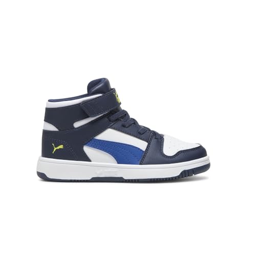 PUMA Kids Boys Rebound Layup Basketball Sneakers Shoes - Blue