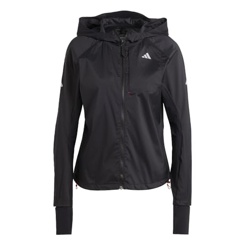 adidas Women's Fast Running Jacket, Black, Small
