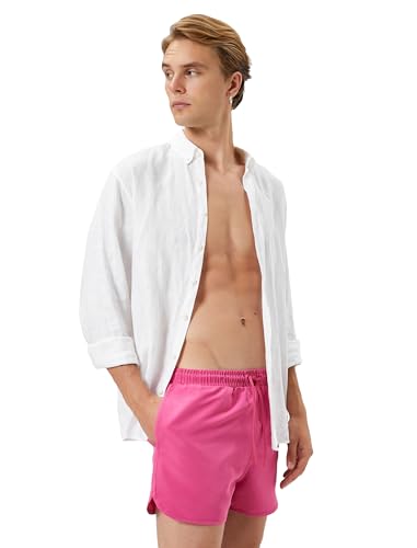 Natación Swim Wear para Hombre Koton de Secado Rápido con Cordón de Bolsillo