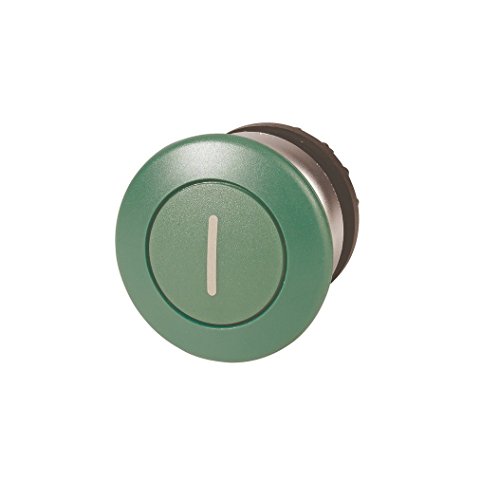Pulsador de Seta Eaton M22-DP-G-X1 Verde con Retorno para Cuadros Eléctricos Industriales