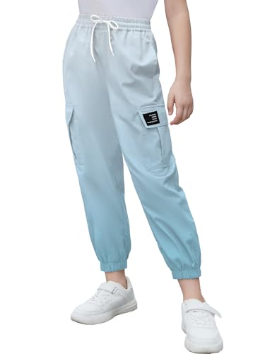 Image of Cromoncent Girls & Womens Camo Print Cargo Pants Outdoor Lightweight Jogger Baggy Pants, 6 Years - XX-Large