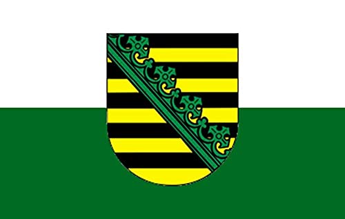 Preisvergleich Produktbild Fahne / Flagge Sachsen NEU 90 x 150 cm Flaggen