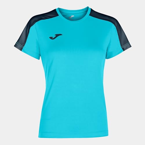Joma 6XS-5XS Camiseta Academy Manga Corta, Unisex-Adult, Turquesa Marino