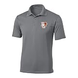 Sport Your Gear Bowling Green Falcons Prime Athletic Logo Micropique Sport-Wick Golf Polo, Sport Gray 3XL
