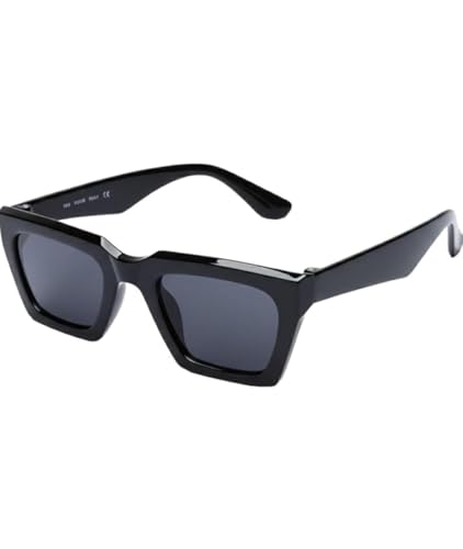 Image of Retro Vintage Rectangilar Thick Abstract UV-Protected Sunglasses For Men And Women