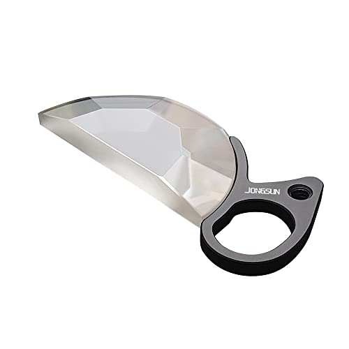 JONGSUN 79 mm Handheld Special Effect Filter, Semi-Round Kaleidoscope Prism, Optical Glass Filter for Camera Lens Accessories (79 mm)