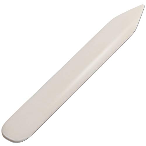 VENCINK Genuine Bone Folder Crafts Scoring Folding Creasing Paper Crafting Scrapbooking Tool for DIY Handmade Leather Burnishing Bookbinding Cards and Paper Crafts (100% Cattle Bone)