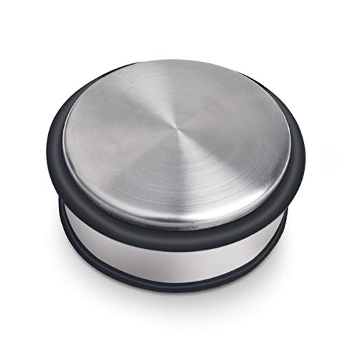 Supkiir Door Stopper, Wall Protector Stainless Steel Heavy Duty Door Stop with Anti-Skid Rubber for Home Office Door Wall Decorative Safety