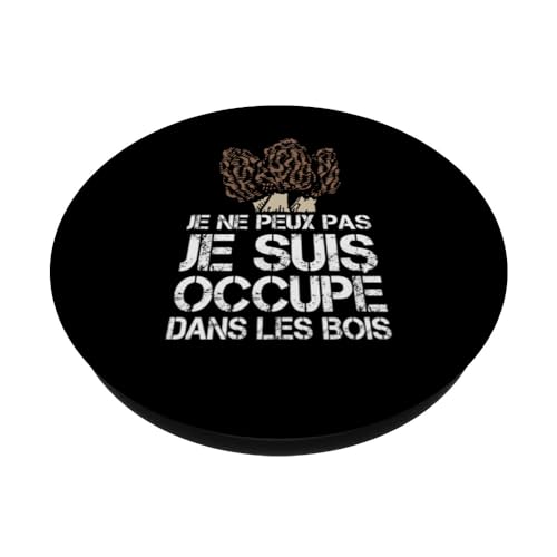Drôle Chasseur De Champignon Morilles Cueilleur PopSockets PopGrip Interchangeable – vue 2