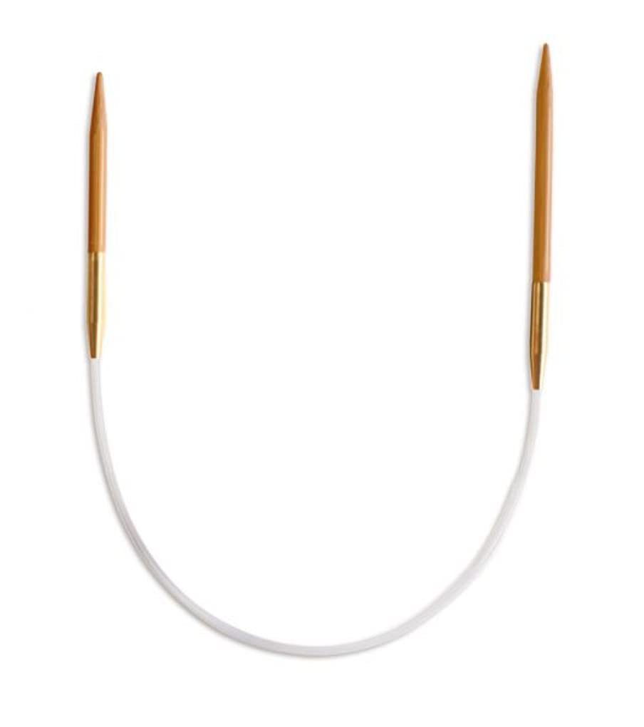 Seeknit KA06083 Bamboo Circular Knitting Needles, Brown, 23 cm x 2.25 mm