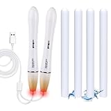 Heating Stick LED Indicator Light Heating Stick Heating Stick Dual Head Toy Heating Stick Warming Stick Heating Meat Stick USB Hand Warmer 42℃ Auto Control + 4 Pcs Drying Stick Dryer