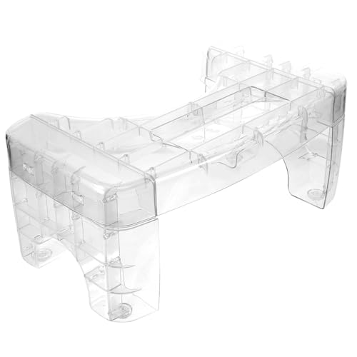 Generic Transparent Toilet Stool Toilet Footstool Foot Toilet Stool Home Stool Squatting Toilet Stool Bathroom Stool Bathroom Squat Stool Bathroom Supply Stool for Toilet The Pet