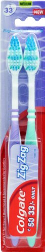 Colgate toothbrush zig zag twin 1pcs=2tbr (8901314116444)