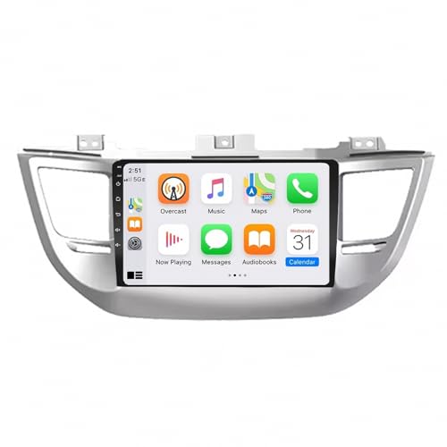 Pantalla de coche para Hyundai Tucson 2015-2018: dile adiós a los cables con Carplay