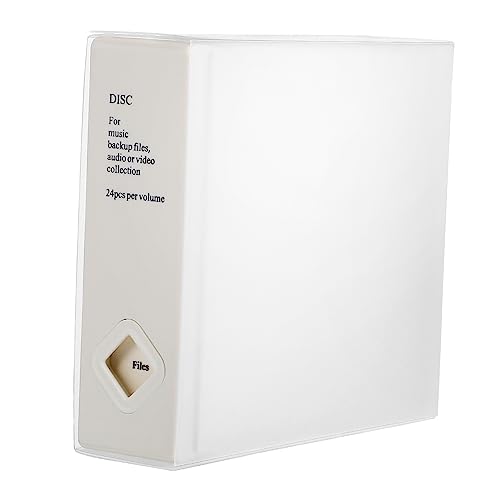 LOEFLIFA Caja de Almacenamiento de Cd Estuche Organizador Portátil Discos Protección Efectiva Espacio Hogar Oficina y Dormitorio