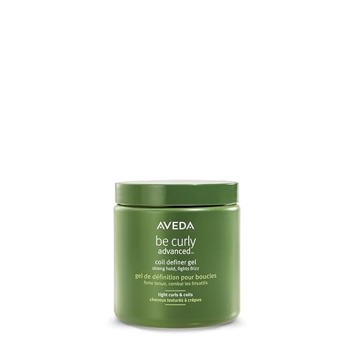 Aveda Be Curly Advanced Coil Definer Gel | Strong Hold Gel for Coily Hair | Defines & Protects from Humidity | Silicone Free | 93% Naturally Derived*, 8.8 Ounce