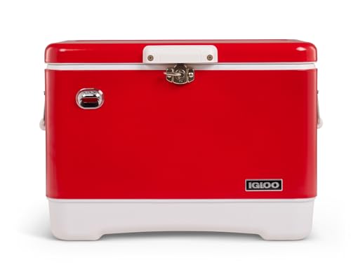 Igloo Red LEGACY - Hielera de 54 cuartos