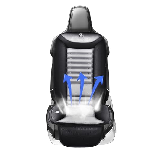 Fundas de asiento refrescantes para coche, enfriador de asiento de coche, cojín de asiento de coche, almohadilla de hielo para asiento de coche con función de masaje, cojín de gel de refrigeración