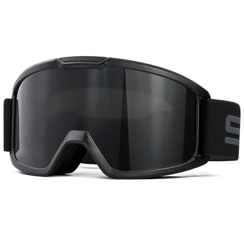 SPOSUNE Masques de ski et de snowboard Coupe-vent, anti-buée, protection UV pour hommes et femmes - Moto tout-terrain, moto, VTT, tout-terrain, OTG