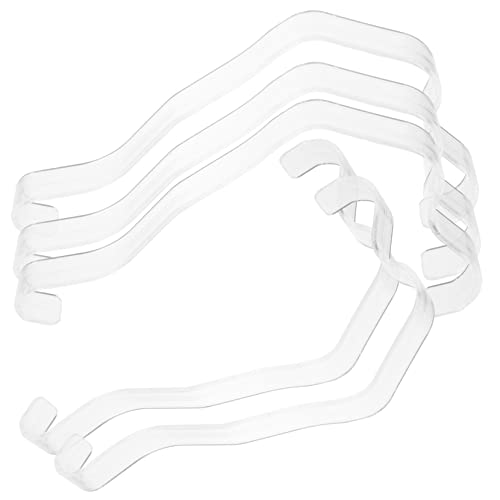 Holibanna 25 Peças De Cinta De Plástico Sapateira Transparente Sapateira De Plástico Suporte De Plás