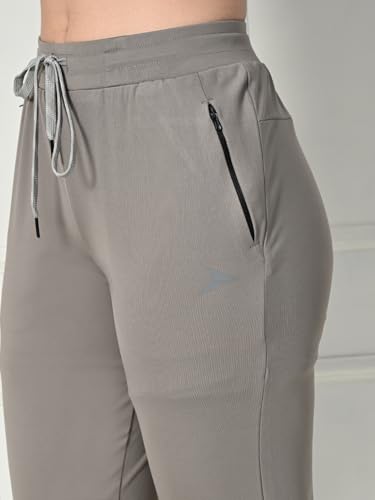 Image of FITINC Premium Trackpant with Zippers Pockets for Women - Best for Gym, Yoga, Workout and Casual Wear