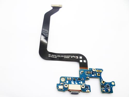 TheCoolCube USB Charger Dock Charging Port Connector Socket Module with Flex Ribbon Cable Replacement for Samsung Galaxy S10 (S10 5G G977G977U/G977Z/G977A/G977V/G977Z/G977W)