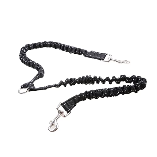 Levemolo Enhance Your Pet's Style Double-Head Dog Traction Strap Stretchable Pet Pulling Rope