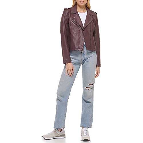 Image of Levi's Women's Classic Faux Leather Moto Jacket Coat