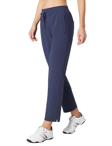 baleaf Women's Golf Pants with Pockets Petite Stretch Work Pant High Waisted Sweatpants for Travel Athletic