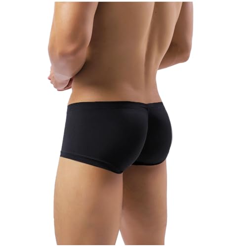 Men's Boxer Briefs Underwear Ice Silk Seamless Low Rise Breathable Male Underpants - Main Image