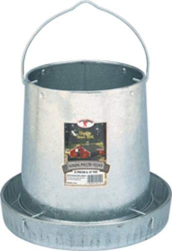 Miller 9112 12lb. Galvanized Hanging Poultry Feeder Miller 9112 12lb. Galvanized Hanging Poultry Feeder