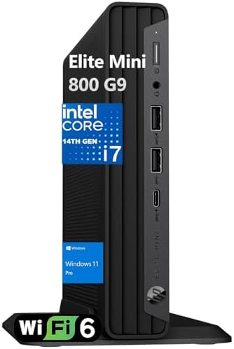 HP Elite Mini 800 G9 MFF PC Business Desktop Computer, 14th Gen I...