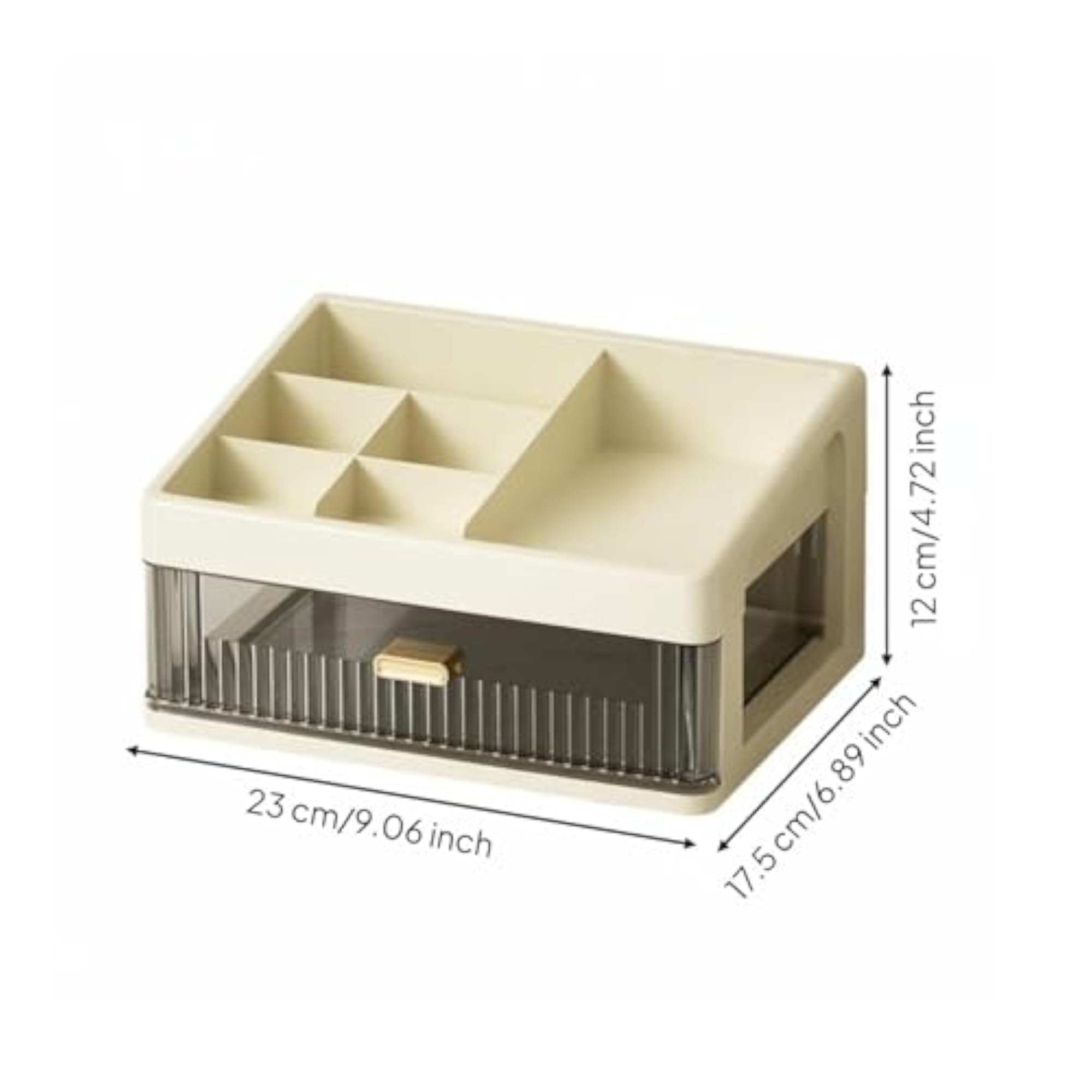 Dustproof Makeup Organizer with Drawers