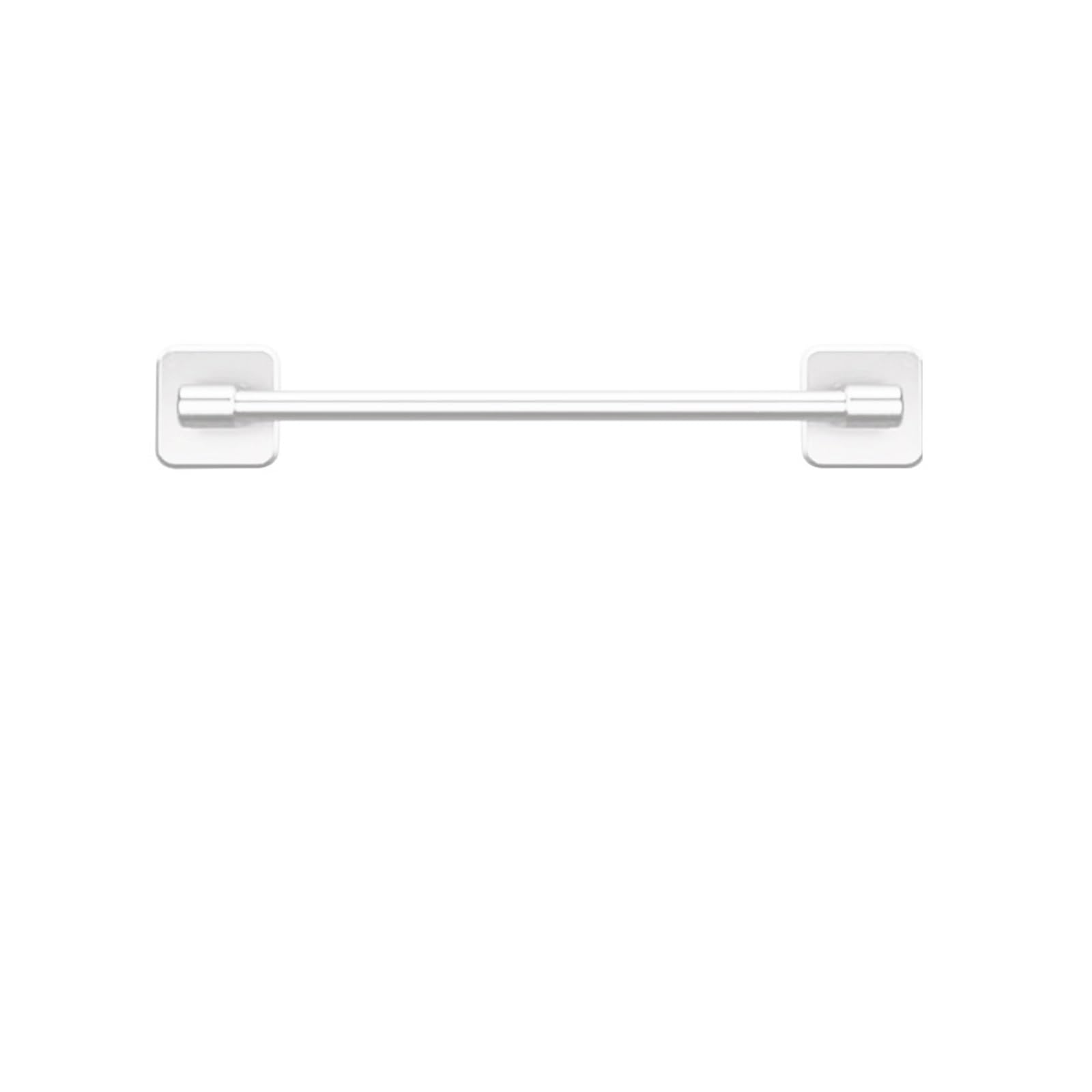 Bathroom towel rail Bathroom Towel Rack Punch Free Black White Grey Bath Self-Adhesive Bar Kitchen Hardware Accessories(White 40 cm)