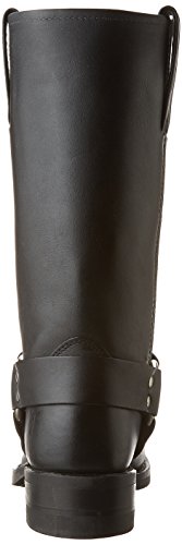 Image of Frye Harness 12R Boots for Men with Oiled-Leather Upper, Siped Outsole with Stacked Leather Heel, and Nickel & Brass Hardware - 12 inch Shaft Height
